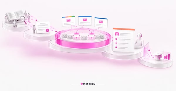 Remarketing in inbound marketing: content, conversion, email flow and ads reinforcing the same message into the CRM
