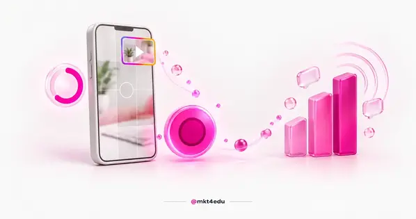 Vídeo de resposta no Instagram gravado em smartphone com janela de referência sobreposta à câmera e botão de gravação