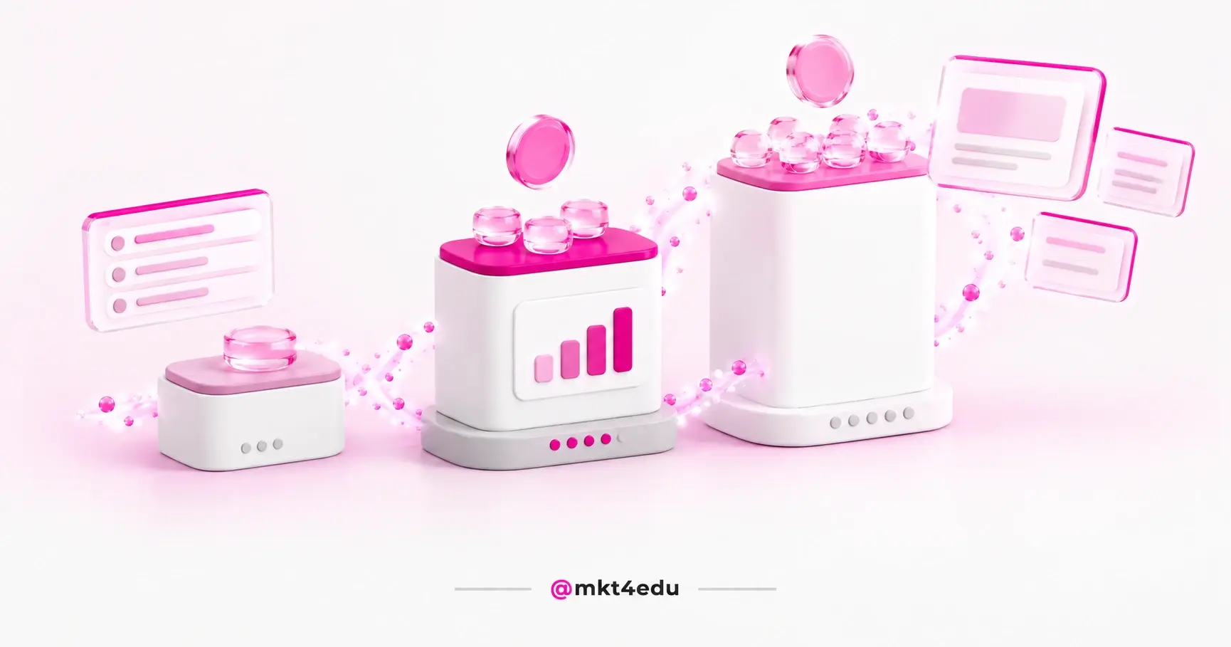 Marketing Hub Professional shown as three plan blocks with seat tokens and credit coins